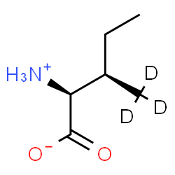 ChemSpider 2D Image | (2S,3R)-2-azaniumyl-3-(trideuteriomethyl)pentanoate | C6H10D3NO2