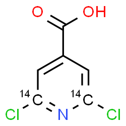 ChemSpider 2D Image | 2,6-dichloropyridine-4-carboxylic acid | C414C2H3Cl2NO2