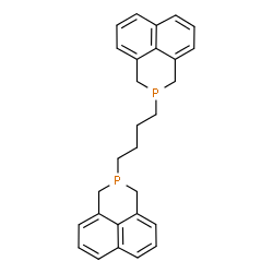 ChemSpider 2D Image | 2,2'-(1,4-Butanediyl)bis(2,3-dihydro-1H-benzo[de]isophosphinoline) | C28H28P2