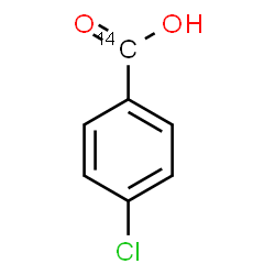 ChemSpider 2D Image | 4-chlorobenzoic acid | C614CH5ClO2