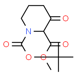 ChemSpider 2D Image | 2-Methyl 1-(2-methyl-2-propanyl) 3-oxo-1,2-piperidinedicarboxylate | C12H19NO5