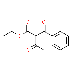 ChemSpider 2D Image | Ethyl 2-benzoyl-3-oxobutanoate | C13H14O4