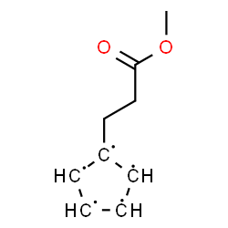 ChemSpider 2D Image | 1-(3-Methoxy-3-oxopropyl)-1,2,3,4,5-cyclopentanepentayl | C9H11O2