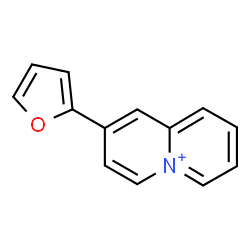 ChemSpider 2D Image | 2-(2-Furyl)quinolizinium | C13H10NO