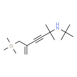 ChemSpider 2D Image | 2-Methyl-N-(2-methyl-2-propanyl)-5-[(trimethylsilyl)methyl]-5-hexen-3-yn-2-amine | C15H29NSi