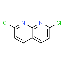 ChemSpider 2D Image | 2,7-DICHLORO[1,8]NAPHTHYRIDINE | C8H4Cl2N2