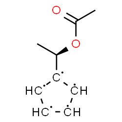 ChemSpider 2D Image | 1-[(1R)-1-Acetoxyethyl]-1,2,3,4,5-cyclopentanepentayl | C9H11O2