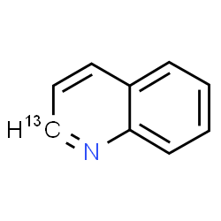 ChemSpider 2D Image | (2-~13~C)Quinoline | C813CH7N