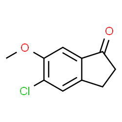 ChemSpider 2D Image | 5-Chloro-6-methoxy-1-indanone | C10H9ClO2