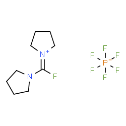 ChemSpider 2D Image | Bis(tetramethylene)fluoroformamidinium hexafluorophosphate | C9H16F7N2P