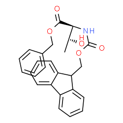 ChemSpider 2D Image | Benzyl N-[(9H-fluoren-9-ylmethoxy)carbonyl]-L-threoninate | C26H25NO5