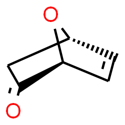 ChemSpider 2D Image | (1S,4S)-7-Oxabicyclo[2.2.1]hept-5-en-2-one | C6H6O2