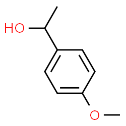 ChemSpider 2D Image | 1-(4-Methoxyphenyl)ethanol | C9H12O2