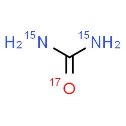 ChemSpider 2D Image | (~15~N_2_,~17~O)Urea | CH415N217O