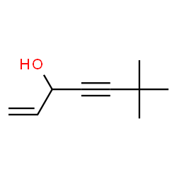 ChemSpider 2D Image | 6,6-Dimethyl-1-hepten-4-yn-3-ol | C9H14O