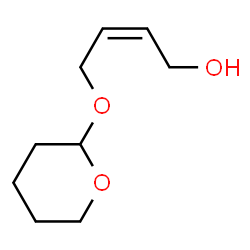 ChemSpider 2D Image | (2Z)-4-(Tetrahydro-2H-pyran-2-yloxy)-2-buten-1-ol | C9H16O3