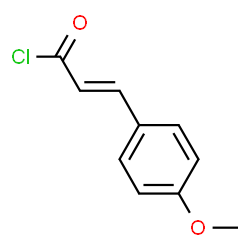 ChemSpider 2D Image | (2E)-3-(4-Methoxyphenyl)acryloyl chloride | C10H9ClO2