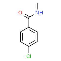 ChemSpider 2D Image | 4-Chloro-N-methylbenzamide | C8H8ClNO
