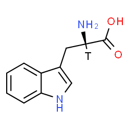 ChemSpider 2D Image | (alpha-~3~H)Tryptophan | C11H11TN2O2