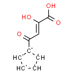 ChemSpider 2D Image | 1-[(2Z)-3-Carboxy-3-hydroxy-2-propenoyl]-1,2,3,4,5-cyclopentanepentayl | C9H7O4