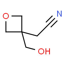ChemSpider 2D Image | [3-(Hydroxymethyl)-3-oxetanyl]acetonitrile | C6H9NO2