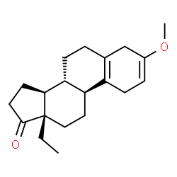 ChemSpider 2D Image | 13-Ethyl-3-methoxygona-2,5(10)-dien-17-one | C20H28O2