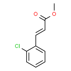 ChemSpider 2D Image | Methyl (2E)-3-(2-chlorophenyl)acrylate | C10H9ClO2