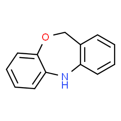 ChemSpider 2D Image | 5,11-Dihydrodibenzo[b,e][1,4]oxazepine | C13H11NO