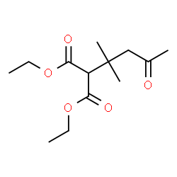 ChemSpider 2D Image | Diethyl (2-methyl-4-oxo-2-pentanyl)malonate | C13H22O5