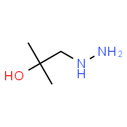 ChemSpider 2D Image | 1-Hydrazino-2-methyl-2-propanol | C4H12N2O