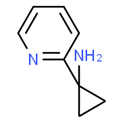 ChemSpider 2D Image | 1-(2-Pyridinyl)cyclopropanamine | C8H10N2