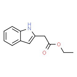 ChemSpider 2D Image | Ethyl indole-2-acetate | C12H13NO2