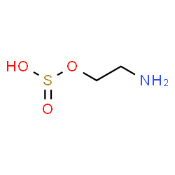 ChemSpider 2D Image | 2-Aminoethyl hydrogen sulfite | C2H7NO3S
