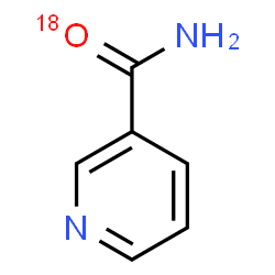 ChemSpider 2D Image | 3-Pyridine(~18~O)carboxamide | C6H6N218O