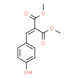 ChemSpider 2D Image | Dimethyl (4-hydroxybenzylidene)malonate | C12H12O5