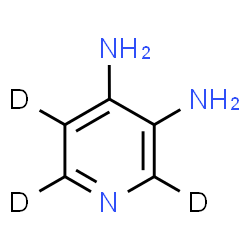ChemSpider 2D Image | 3,4-(~2~H_3_)Pyridinediamine | C5H4D3N3