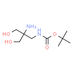 ChemSpider 2D Image | 2-Methyl-2-propanyl [2-amino-3-hydroxy-2-(hydroxymethyl)propyl]carbamate | C9H20N2O4