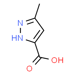 ChemSpider 2D Image | 5-Methylpyrazole-3-carboxylic acid | C5H6N2O2