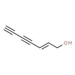 ChemSpider 2D Image | (2E)-2-Heptene-4,6-diyn-1-ol | C7H6O