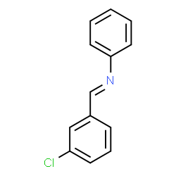 ChemSpider 2D Image | (E)-1-(3-Chlorophenyl)-N-phenylmethanimine | C13H10ClN