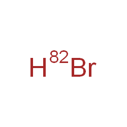 ChemSpider 2D Image | (~82~Br)Hydrogen bromide | H82Br