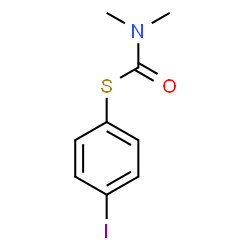 ChemSpider 2D Image | S-(4-Iodophenyl) dimethylcarbamothioate | C9H10INOS