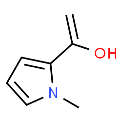 ChemSpider 2D Image | 1-(1-Methyl-1H-pyrrol-2-yl)ethenol | C7H9NO