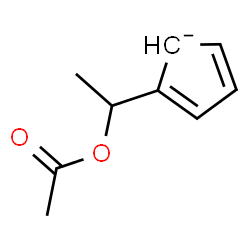 ChemSpider 2D Image | 2-(1-Acetoxyethyl)-2,4-cyclopentadienide | C9H11O2