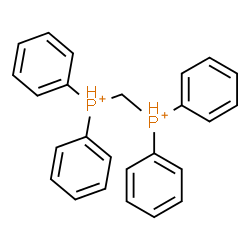 ChemSpider 2D Image | Methylenebis(diphenylphosphonium) | C25H24P2