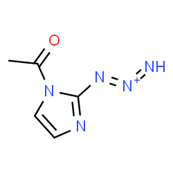 ChemSpider 2D Image | 1-(1-Acetyl-1H-imidazol-2-yl)-1,2-triazadien-2-ium | C5H6N5O