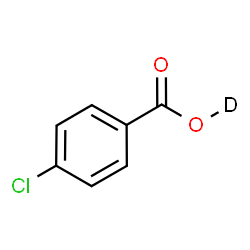 ChemSpider 2D Image | 4-Chloro(O-~2~H)benzoic acid | C7H4DClO2