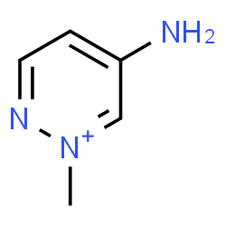 ChemSpider 2D Image | 5-Amino-1-methylpyridazin-1-ium | C5H8N3