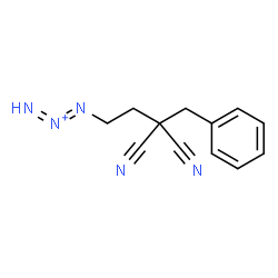 ChemSpider 2D Image | 1-(3,3-Dicyano-4-phenylbutyl)-1,2-triazadien-2-ium | C12H12N5