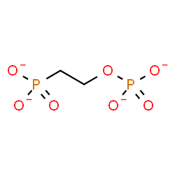 ChemSpider 2D Image | [2-(Phosphonatooxy)ethyl]phosphonate | C2H4O7P2